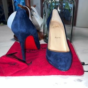 Navy Christian Louboutin. Size 5.5